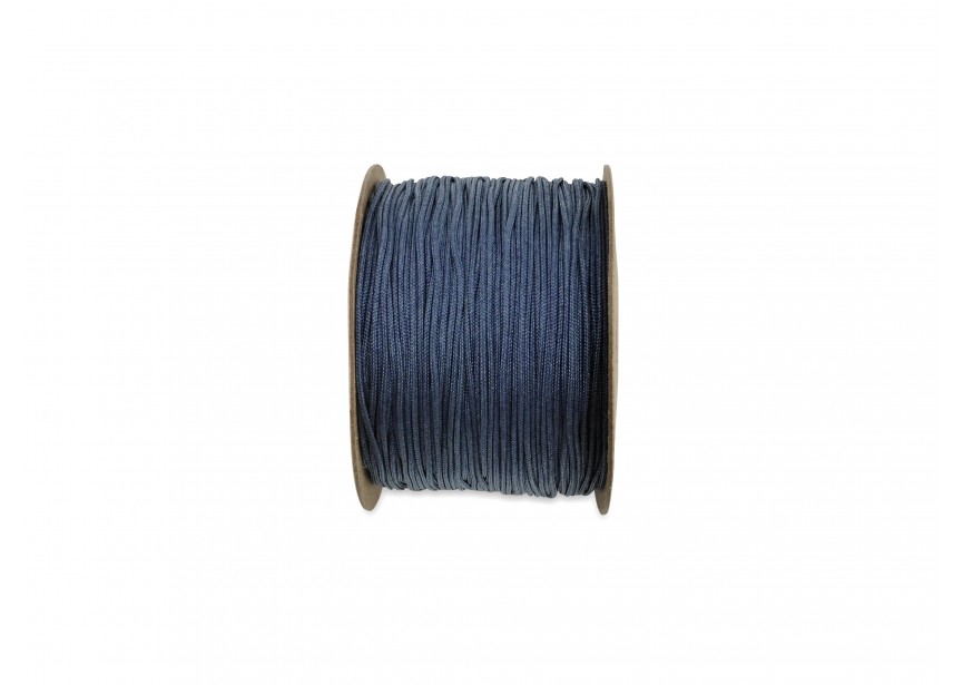 Polyester cord 0.8mm 100m greyblue