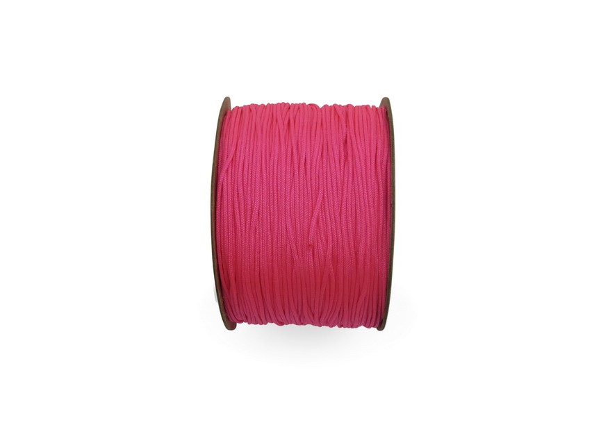 Polyester cord 0.8mm 100m fluo pink