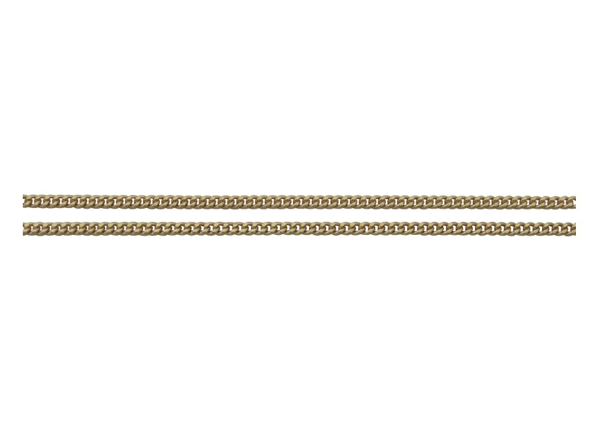 Chain 2mm matt gold